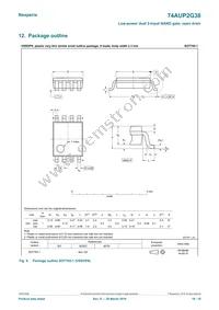 74AUP2G38GD Datasheet Page 10