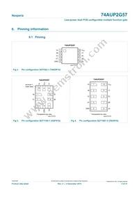 74AUP2G57DPJ Datasheet Page 3