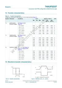 74AUP2G57DPJ Datasheet Page 13