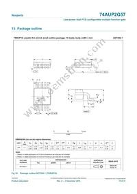 74AUP2G57DPJ Datasheet Page 15