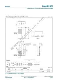 74AUP2G57DPJ Datasheet Page 16