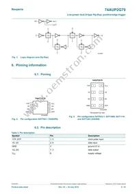 74AUP2G79GD Datasheet Page 3