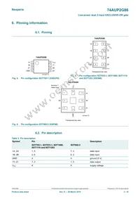 74AUP2G86GD Datasheet Page 3