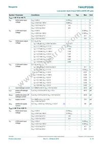 74AUP2G86GD Datasheet Page 6