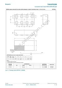 74AUP2G86GD Datasheet Page 11