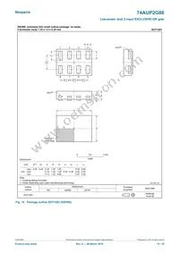 74AUP2G86GD Datasheet Page 15