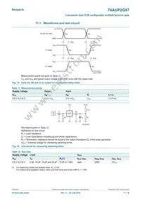74AUP2G97DPJ Datasheet Page 11