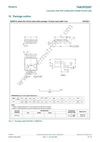 74AUP2G97DPJ Datasheet Page 12