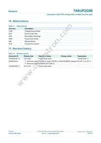 74AUP2G98DPJ Datasheet Page 18