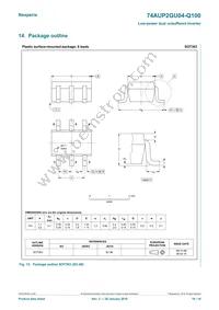 74AUP2GU04GW-Q100H Datasheet Page 10