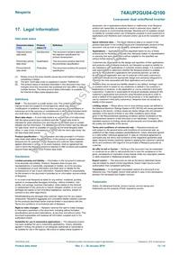 74AUP2GU04GW-Q100H Datasheet Page 13