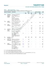 74AUP2T1326GF Datasheet Page 6