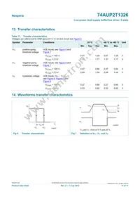 74AUP2T1326GF Datasheet Page 11