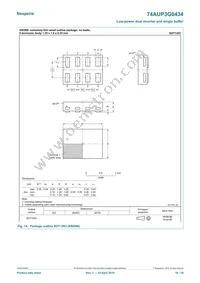 74AUP3G0434GTX Datasheet Page 16