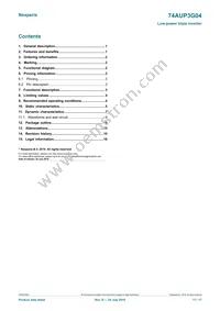 74AUP3G04GD Datasheet Page 17