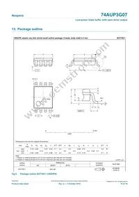 74AUP3G07DCH Datasheet Page 10
