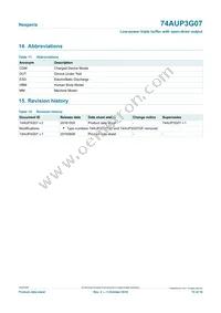 74AUP3G07DCH Datasheet Page 15