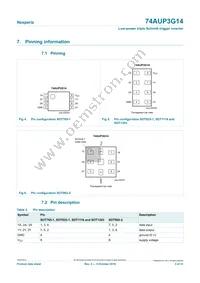 74AUP3G14GNX Datasheet Page 3
