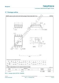 74AUP3G14GNX Datasheet Page 13