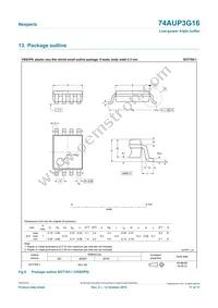 74AUP3G16DCH Datasheet Page 11