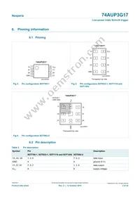 74AUP3G17GNX Datasheet Page 3