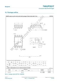 74AUP3G17GNX Datasheet Page 14
