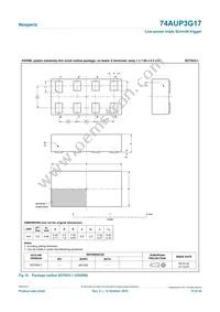 74AUP3G17GNX Datasheet Page 15