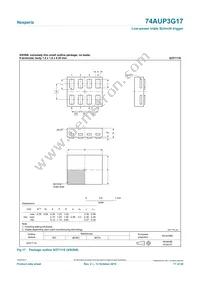 74AUP3G17GNX Datasheet Page 17