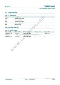 74AUP3G17GNX Datasheet Page 19