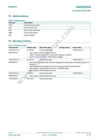 74AUP3G34GDH Datasheet Page 16