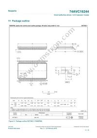 74AVC16244DGG Datasheet Page 11