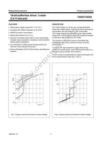 74AVC16244DGG Datasheet Page 3