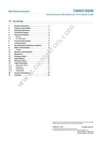 74AVC16245DGG Datasheet Page 16