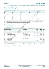74AVC16334ADGG Datasheet Page 4