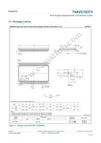 74AVC16373DGG Datasheet Page 11