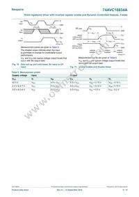 74AVC16834ADGG Datasheet Page 9