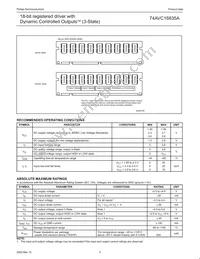 74AVC16835ADGV Datasheet Page 5