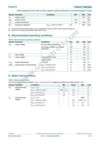 74AVC16836ADGG Datasheet Page 5