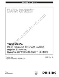 74AVC16836ADGV Datasheet Page 2