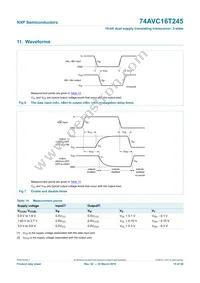 74AVC16T245BQ Datasheet Page 15