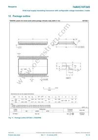 74AVC16T245EV/G Datasheet Page 18