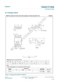 74AVC1T1004GU33Z Datasheet Page 17