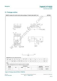 74AVC1T1022DPJ Datasheet Page 20