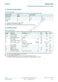 74AVC1T45GN Datasheet Page 4