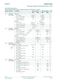 74AVC1T45GN Datasheet Page 6