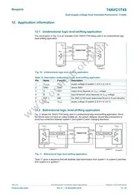 74AVC1T45GN Datasheet Page 13