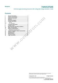 74AVC2T245GUX Datasheet Page 23