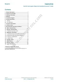 74AVC2T45GD Datasheet Page 23