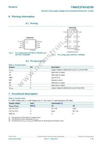 74AVC2T45GD-Q100H Datasheet Page 3