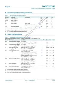 74AVC32T245EC Datasheet Page 6